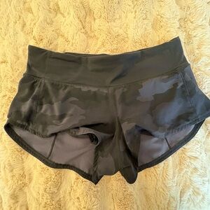 Lululemon Athletica Camo Black Shorts